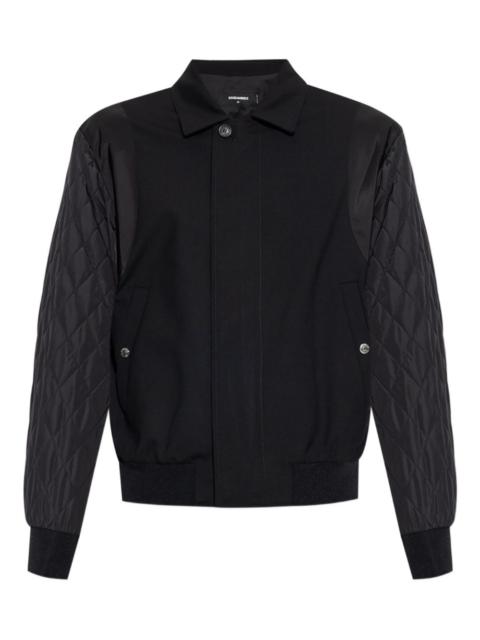 DSQUARED2 quilted-sleeve bomber jacket