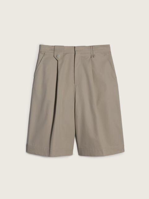 Simone Rocha Tailored Wide Leg Belt Loop Tab Shorts