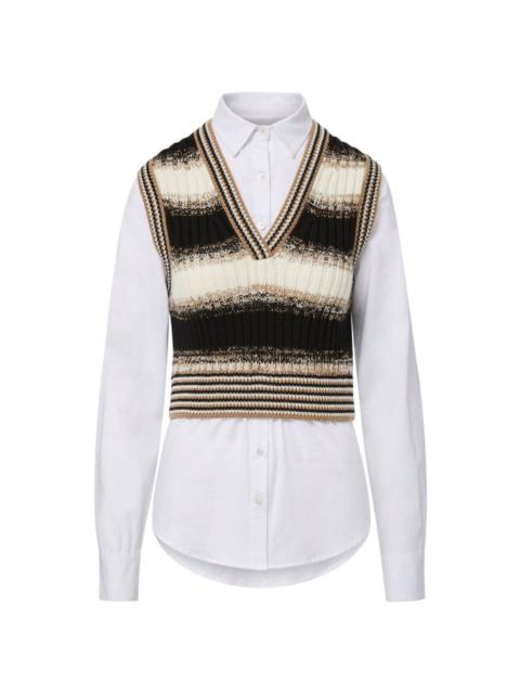 VERONICA BEARD ribbed merino wool top