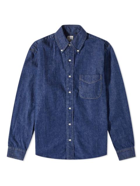 orSlow orSlow Button Down Denim Shirt