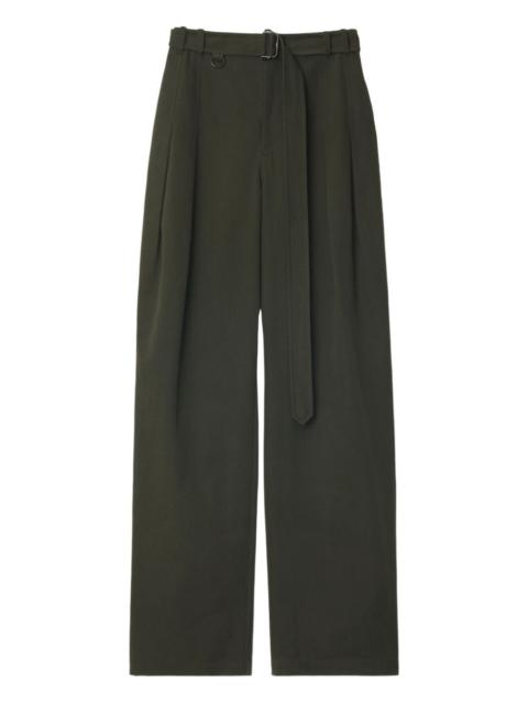 Burberry pleated belted trousers
