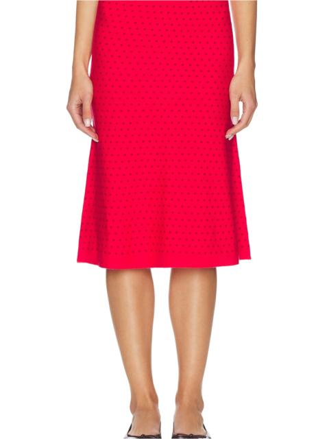 Frankies Bikinis Magnolia Cloud Knit Midi Skirt