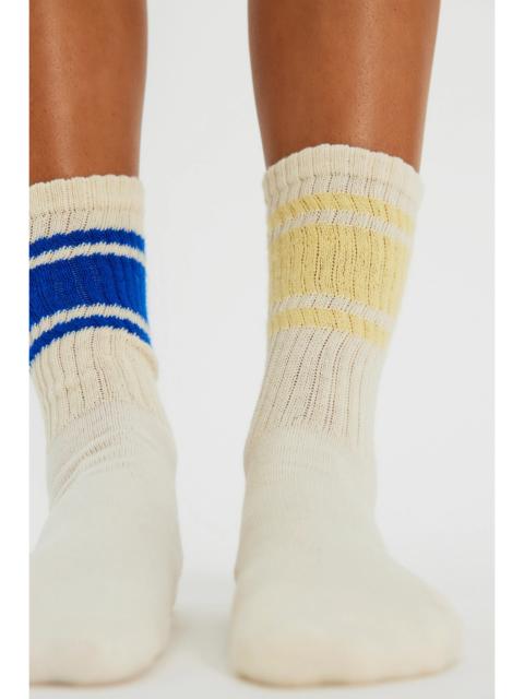 FREE PEOPLE Mono Stripe Crew 2 Pack Socks