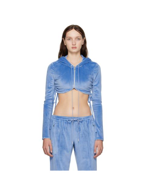 PRISCAVera Blue Zip-Up Hoodie