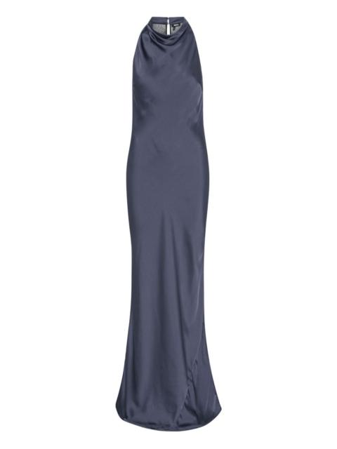 ROTATE lace-insert maxi dress