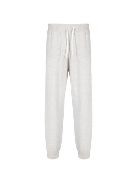 tapered knit track pants