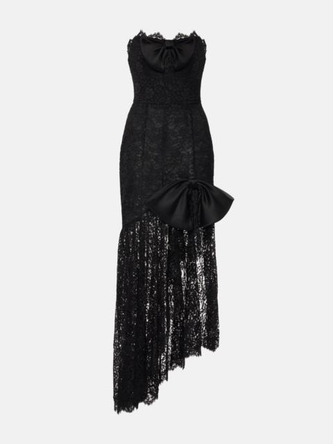 Alessandra Rich LACE BUSTIER DRESS