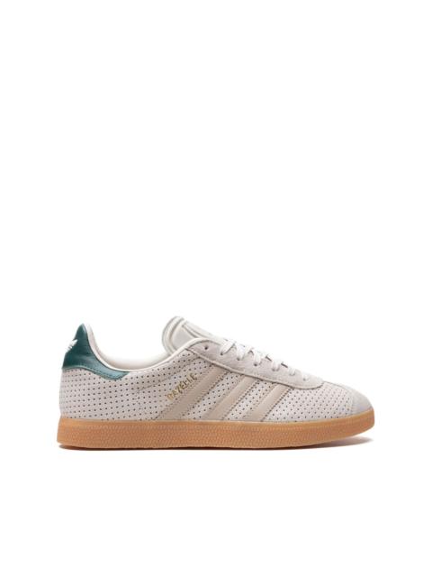 adidas Gazelle "Aluminium/Collegiate Green" sneakers