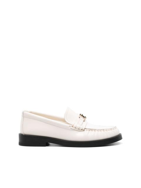 JIMMY CHOO Addie leather loafers
