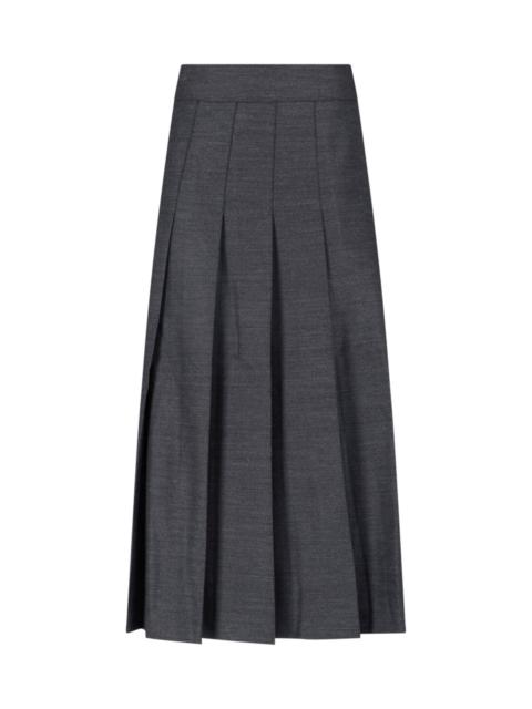 RÓHE MAXI SKIRT IN VIRGIN WOOL