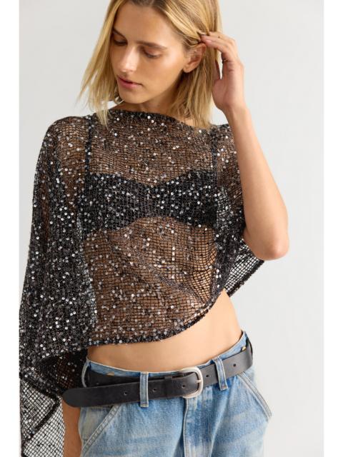 FREE PEOPLE Maggie Sequin Poncho