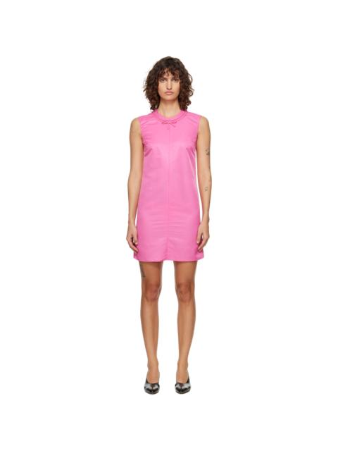 MM6 Maison Margiela Pink Bow Minidress