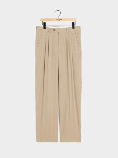 TODD SNYDER Italian Linen-Silk Herringbone Wythe Trouser