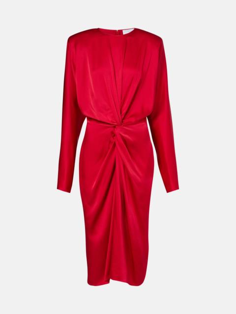 Stella McCartney Twist satin midi dress