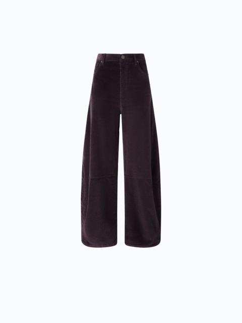 PINKO BARREL-FIT CORDUROY TROUSERS