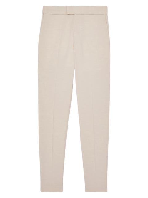 REISS Men's Found Slim Trousers - Stone