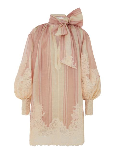 Zimmermann NATURA LACE EDGE TIE MINI