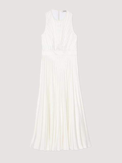 Sandro PLEATED MAXI DRESS
