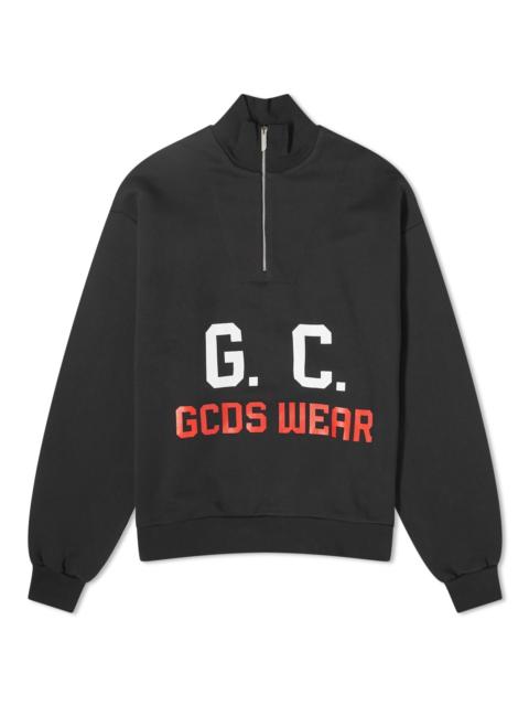 GCDS GCDS "GC" Half Zip Sweat