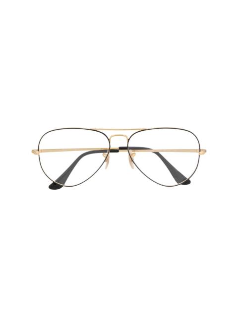 Ray-Ban aviator frame glasses