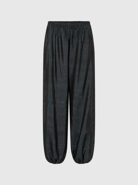 ST. AGNI Silk Adjustable Balloon Pants - Washed Black