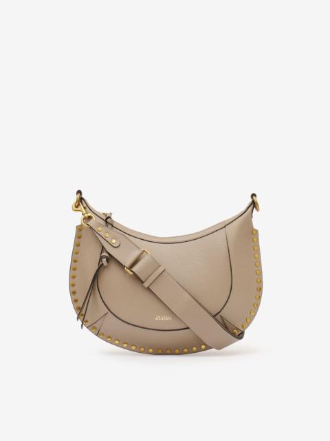 Women's Oskan Moon Leather Shoulder Bag In Taupe