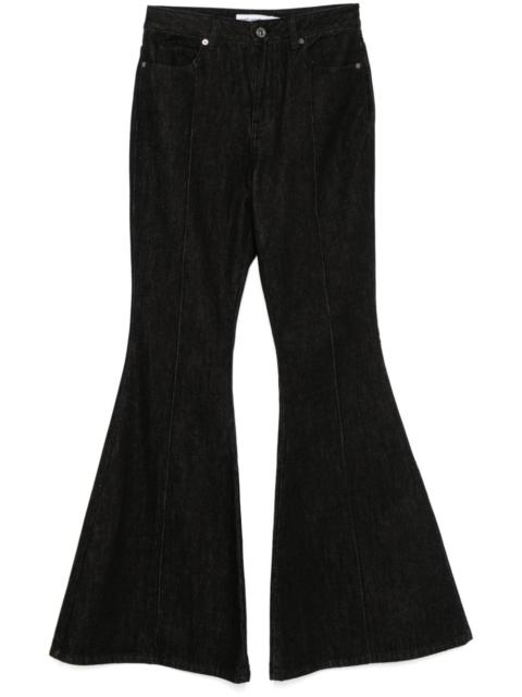 self-portrait flared jeans