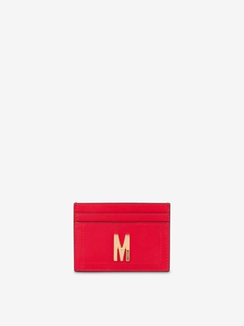 Moschino M CALFSKIN CARD HOLDER