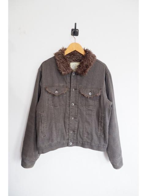 Other brands Japanese Brand - Vintage Jungle Storm Fur Neck Jacket