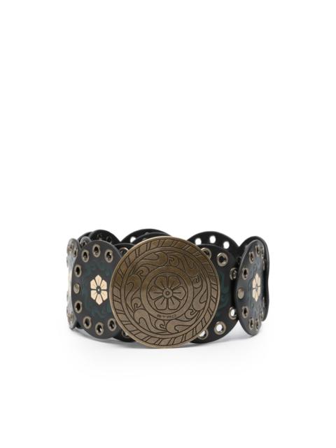 Etro floral-print belt