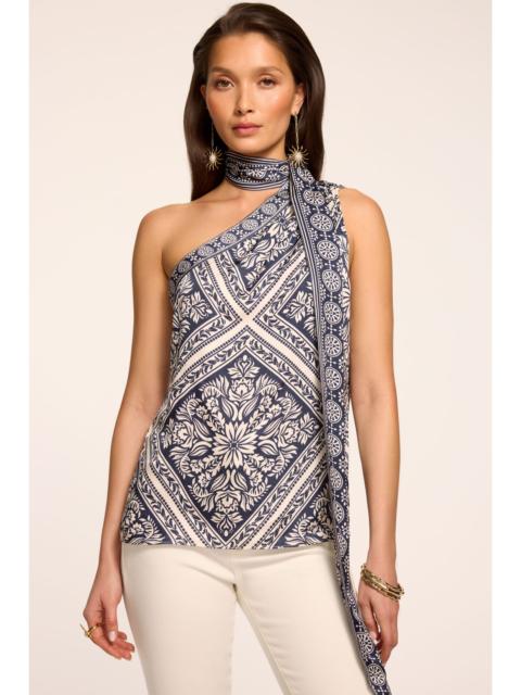 RAMY BROOK Lowell Printed One-Shoulder Top