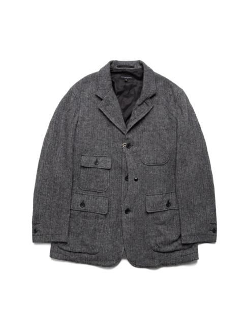 Engineered Garments Upland Jacket Poly Wool Herringbone - Grey