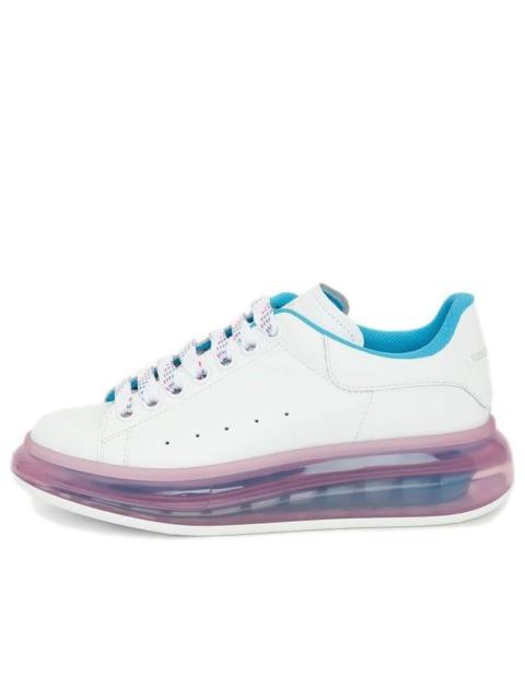 (WMNS) Alexander McQueen Oversized Sneaker 'Transparent Sole - White Purple' 666893WHYBY9468