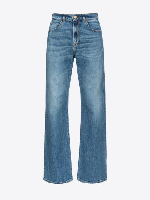 WIDE-LEG VINTAGE DENIM JEANS