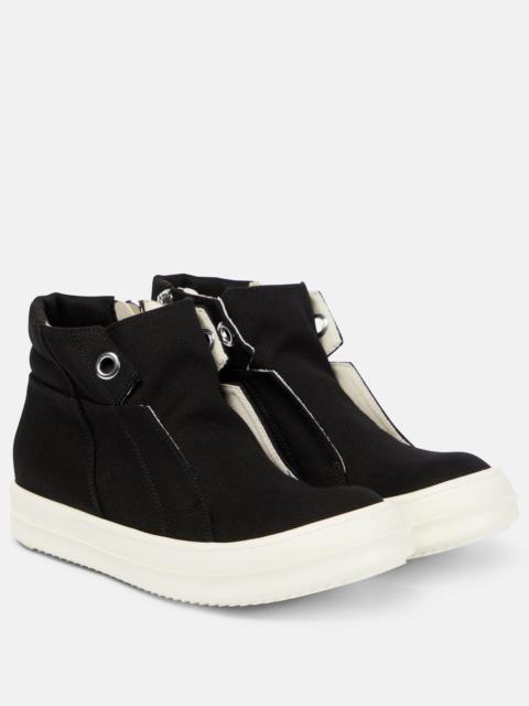 Rick Owens Dunk denim high-top sneakers
