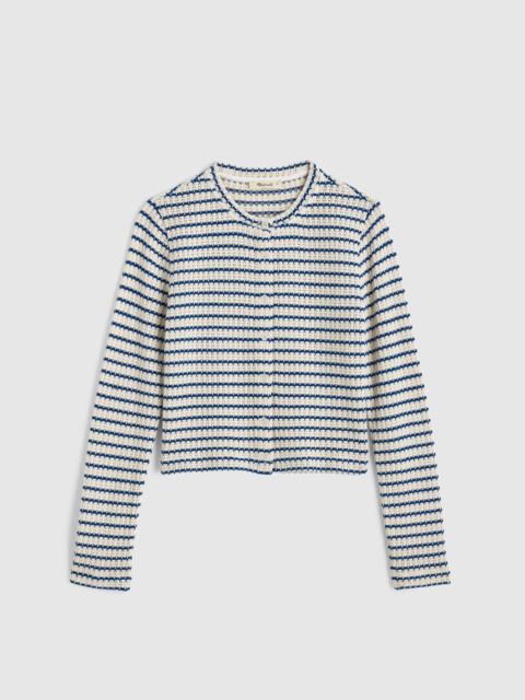 Madewell Textured-Knit Button-Front Cardigan