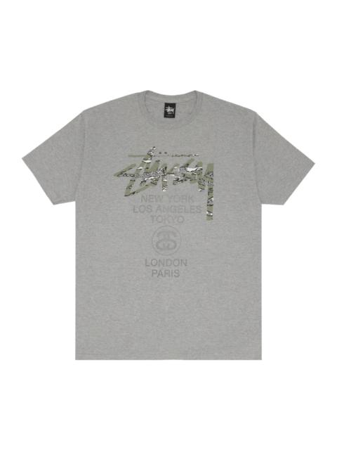 【Stussy】World Tour T-Shirts Camo Stüssy - Black Camo World Tour T-Shirt | HBX - Globally