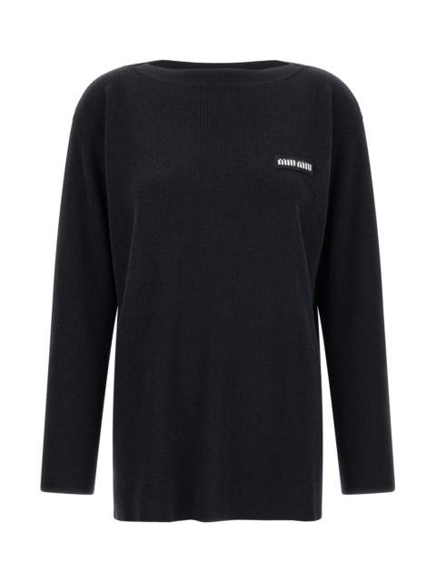 Miu Miu Boat neck sweater