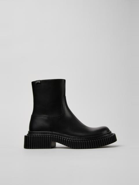 CAMPER Pix Berlin Black Leather Mid Boots for Women.