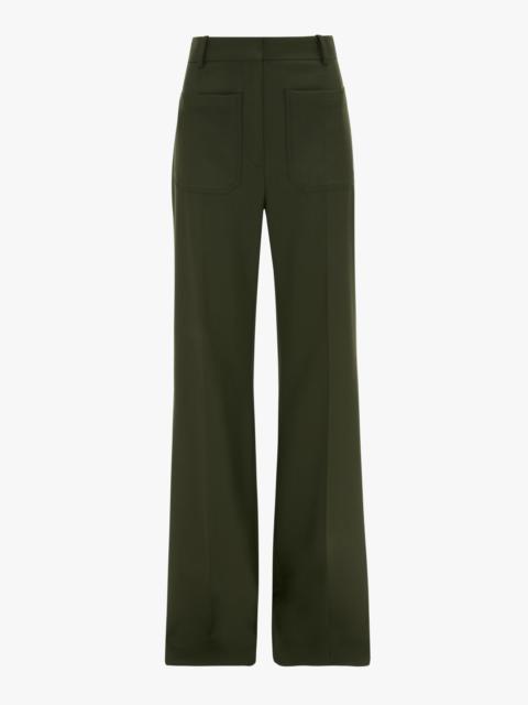 Victoria Beckham Alina Trouser In Oregano