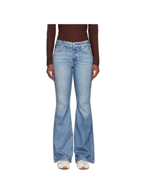 rag & bone Blue rb Miramar Dahlia Flare Jeans