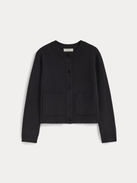 EVERLANE THE CREW CARDIGAN IN EVERYDAY COTTON