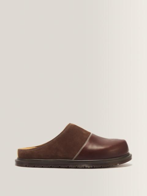 Dr. Martens San Patchwork Leather & Nubuck Mules