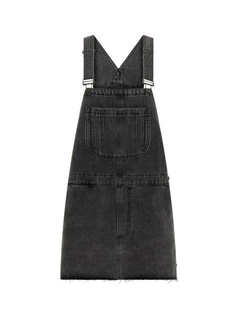 ONE TEASPOON Raven Denim Mini Pini Dress - Washed Black