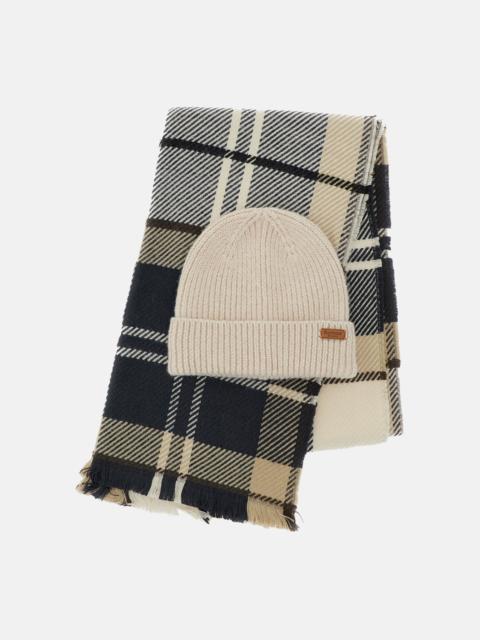 Barbour Gift set with scarf, hat