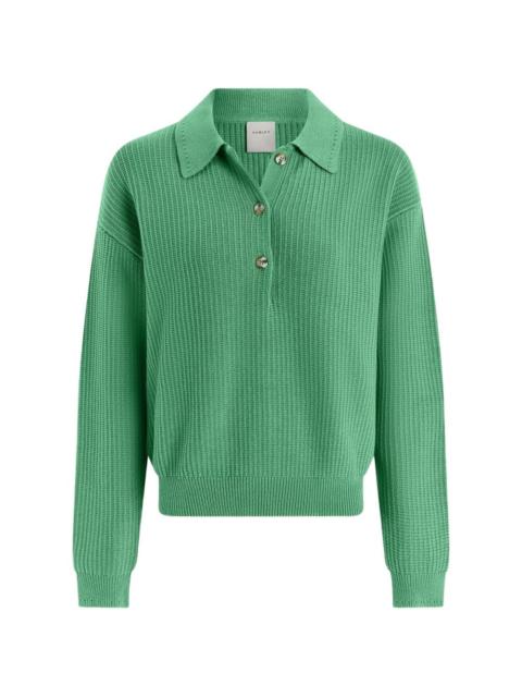 VARLEY Marlie polo knit sweater