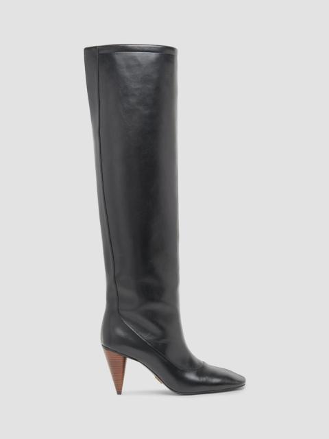 Stella McCartney Women's 80MM Contrast-Heel Knee-High Boots - Black
