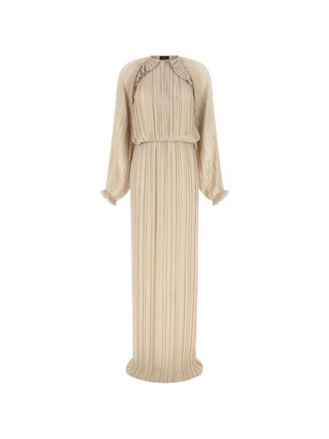 FABIANA FILIPPI pleated puff-sleeve maxi dress