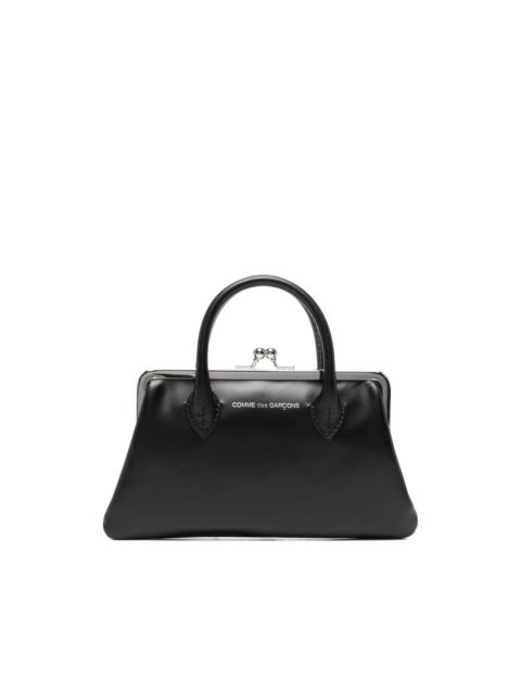 Comme Des Garçons logo-print kiss-lock wallet