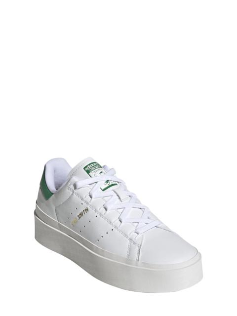 Stan Smith Bonega Sneaker in White/White/Green